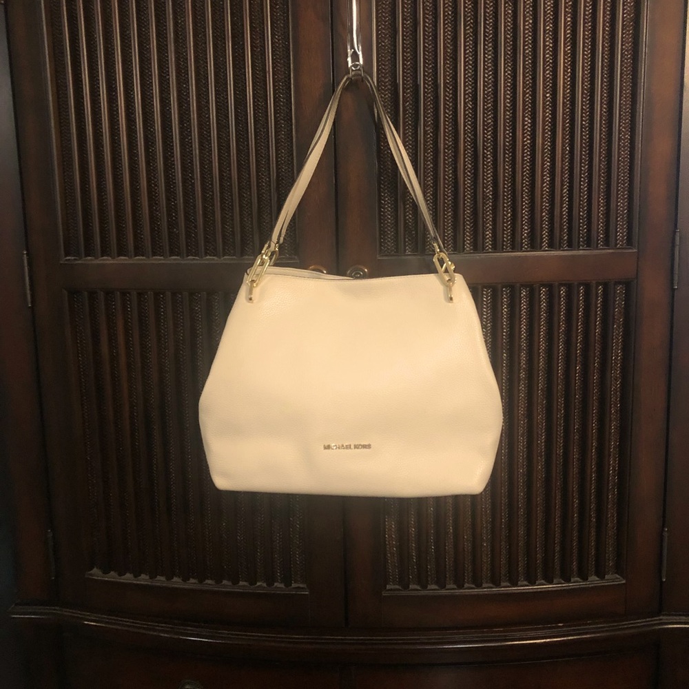 Michael Kors beige shoulder bag Large